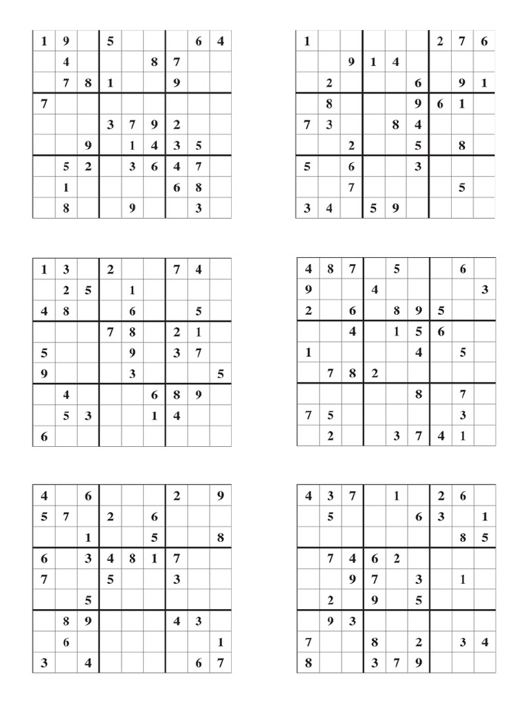 Soduko 101 | PDF