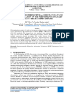 The Effect of Entrepreneurial Orientation, It and Service Innovation On The Performance Culinary Msmes at The Pandemic 2020-2021