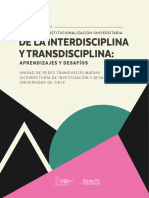 4to Documento. de La Interdisciplina y Transdisciplina Aprendizajes y Desaf&iacute Os