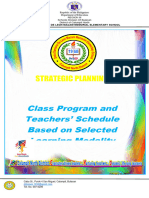 STRATEGIC PLANNING Class Program
