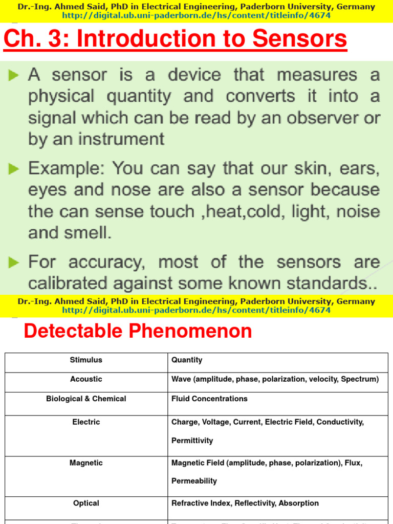 Introduction to Sensors Workshop | PDF | Thermal Expansion | Electrical ...