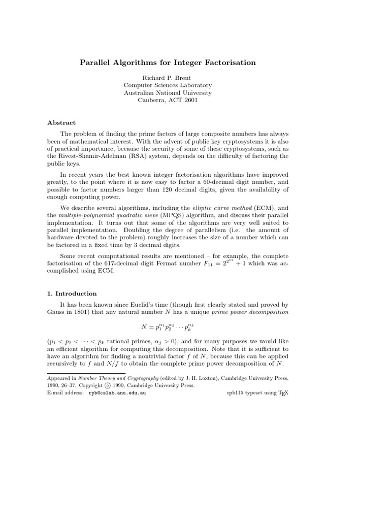 RPB 115 PDF Factorization Prime Number