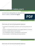 Phosphate Imbalance