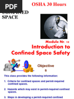 10 - Confined Space