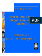 Urban Rail Concessions - Bangkok