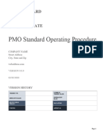 PMO Standard Operating Procedure SOP 11223 - WORD