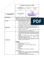 Sop Pengambilan Sampel Air Limbah