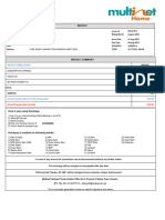 Multinet Internet Bill - Karachi, Pakistan