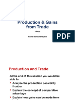 Production and Gains From Trade