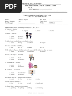 Soal Penilaian Tengah Semester 1 Kelas 6 Bahasa Inggris