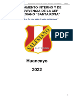 Reglamento Interno Cep. Salesiano Santa Rosa 2022