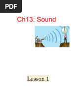 L1 and 2 - Ch13 - Sound (Lessons 1 and 2)