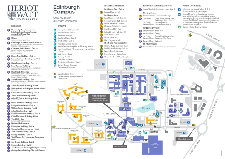 Edinburgh Campus Map PDF