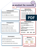 Jour 1 Semaine 1 Cahiers de Vacances Ce2 Vers Le Cm1