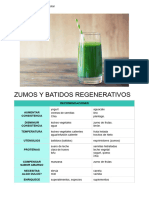 Zumos y Batidos Regenerativos