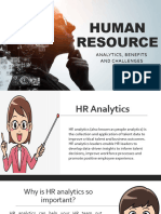 Human Resource: Analytics, Benefits and Challenges