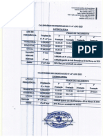 Calendario de Propinas Do 1º Ao 4º Anos Do Ied 16 de Janeiro de 2023