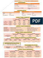 Determinantes y Pronombres