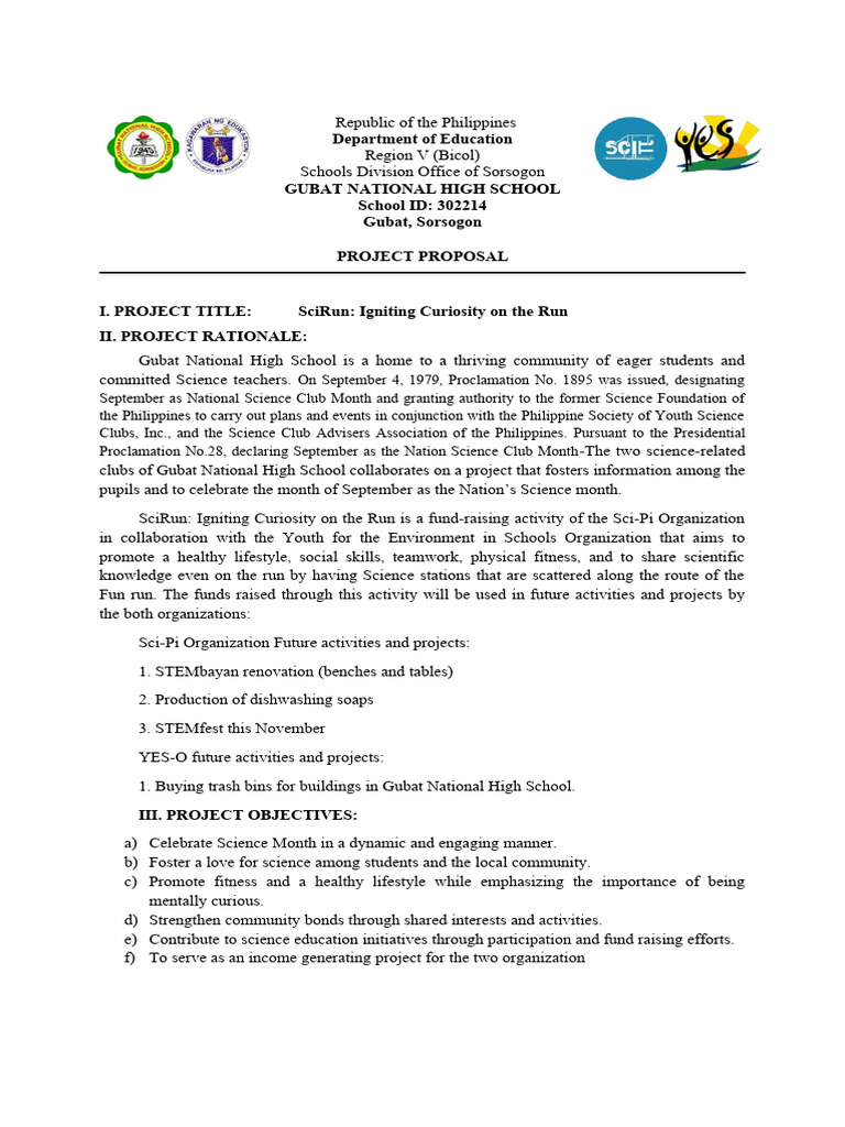 SciRun: Fun Run Science Project Proposal | PDF | Science