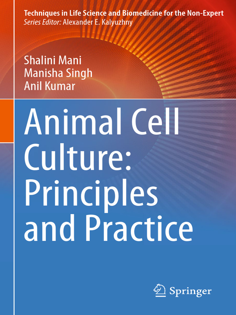 Animal Cell Culture Principles and Practice Springer, 2023 PDF Cell