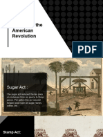 Causes of The American Revolution