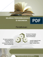 Sejarah Perkembangan Farmasi Di Indonesia