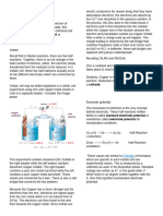 Introduction To Electrochemistry