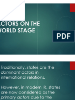 Actors On The World Stage