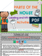 PartsoftheHouseALabelingandWhQuestionsActivitiesFREEBIE 1