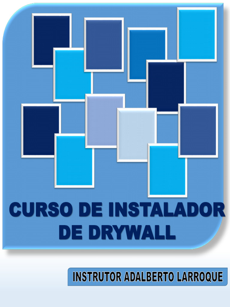 Curso de Instalador de Drywall RJ | PDF | Drywall | Parafuso