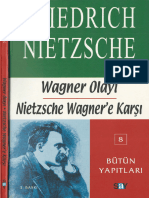 Nietzsche Wagner Olayı Nietzsche Wagner'e Karşı Say Yayınları