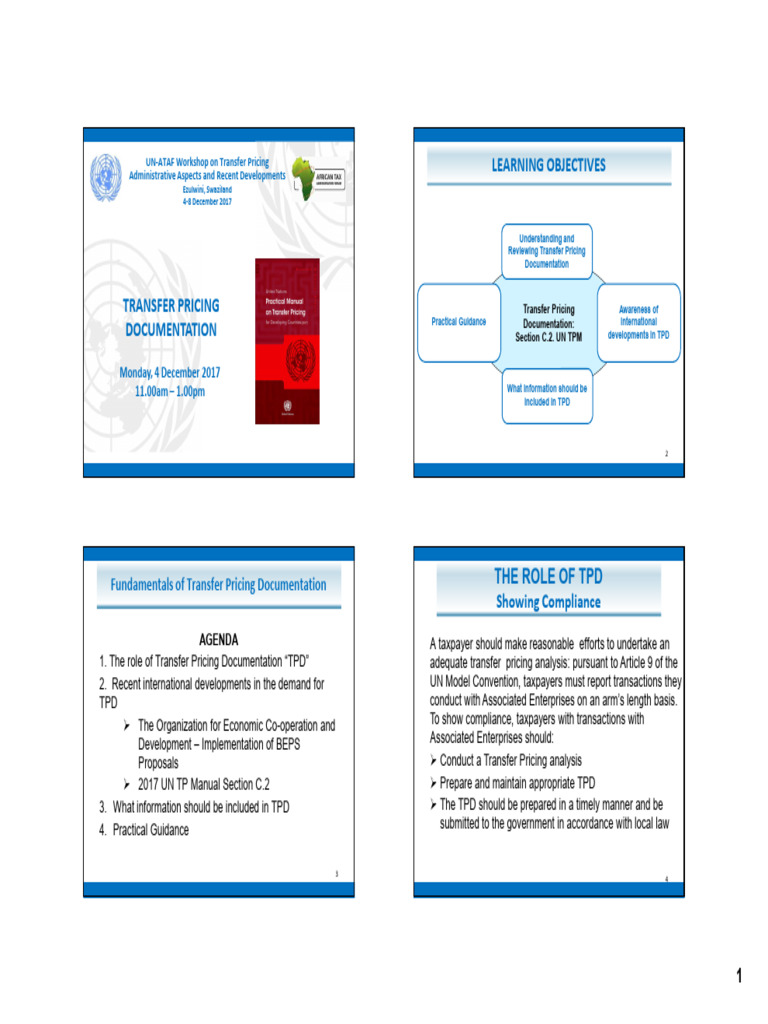 Transfer Pricing Documentation Insights | PDF | Taxes | Economies