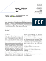 Da Silva Et Al 2022 Moral Emotions in Early Childhood Validation of The Moral Emotions Questionnaire Meq