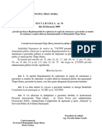 HCL 74 2009 - Reg de Exploatare În Regim de Autotaxare A Parcărilor Şi Zonelor de Staţionare Cu Plată Aflate Pe Dom Pub Al Mun Tîrgu Mureş