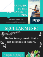 Secular Music in The Lowlands of Luzon