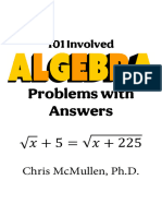 Chris McMullen 101 Involved Algebra Problems With Answers Zishka
