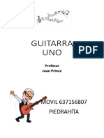 Curso Uno de Guitarra Piedrahíta