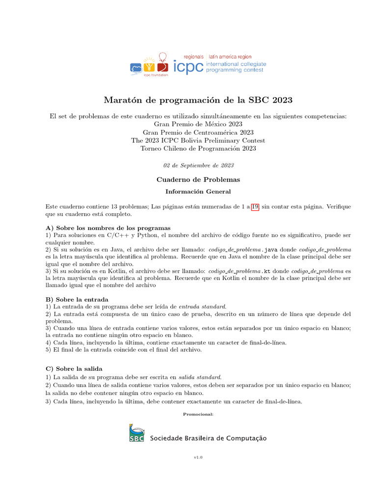 Programación Competitiva | PDF | Algoritmos | Excursionismo