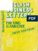 King Cree English Business Letters