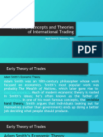 Concepts and Theories of International Trading