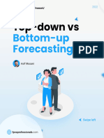 Top Down Vs Bottoms Up Forecasting