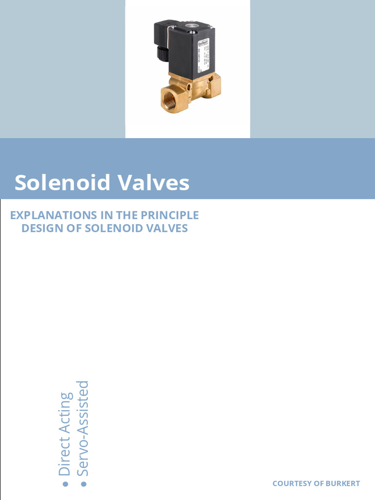 Principle Design Solenoid Valves Download Free Pdf Valve Pressure