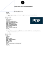 TP Programmation Corrigées