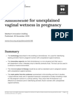 Amniosense For Unexplained Vaginal Wetness in Pregnancy PDF 2285963765213893