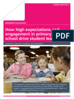 2019 How High Expectations Drive Student Learning Report