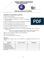 Electronique Des Composants Et Systèmes: Questions de Connaissances Générales