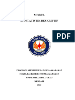 MODUL BIOSTATISTIK DESKRIPTIF Lengkap Share