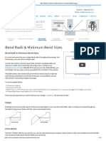 Bend Radii & Minimum Bend Sizes For Sheet Metal Design