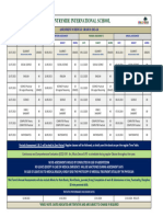 Countryside International School: Assessment Schedule Grade 8 (2023-24)