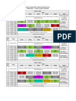 Kelas Bawah - Jadwal KBM - Tahun 2023-2024 - Colorblock